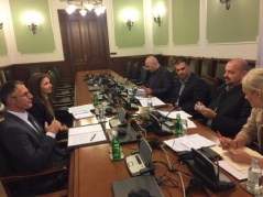 2 October 2017  Working meeting on the National Assembly standing delegation’s participation in the NATO PA session in Bucharest